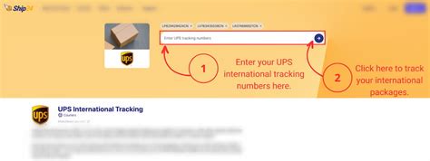 ups track and trace international.